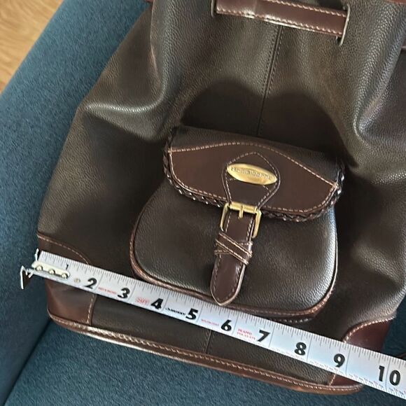 Liz Claiborne leather brown backpack main image 5